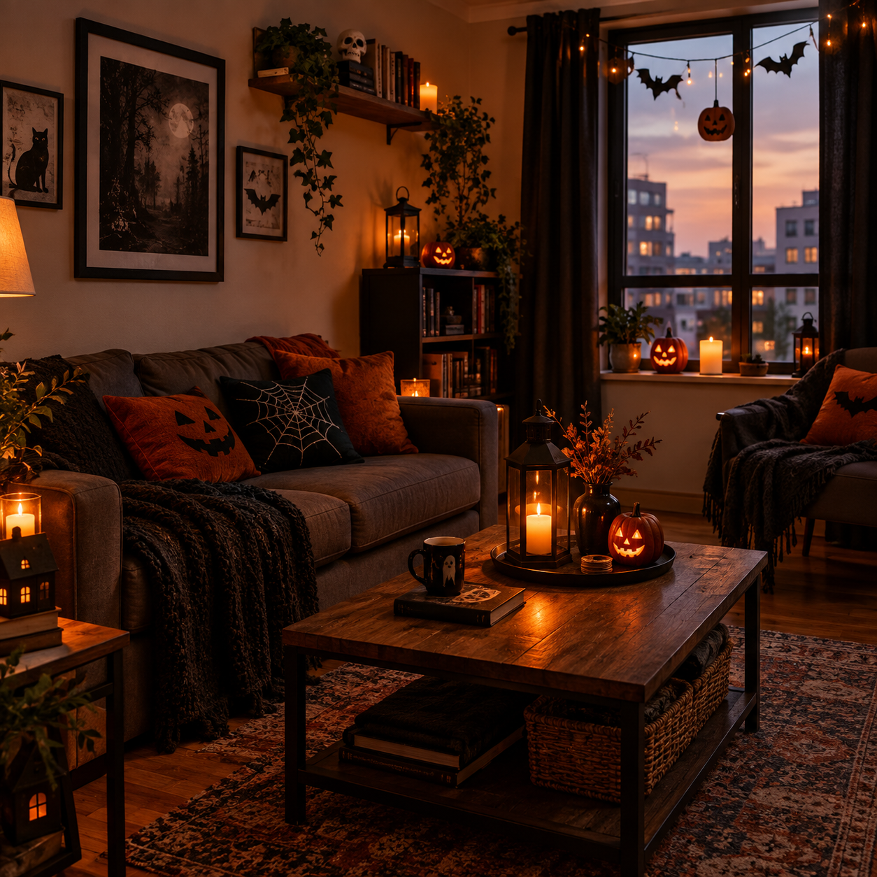 15 Renter-Friendly Halloween Decor Ideas for Small Apartments