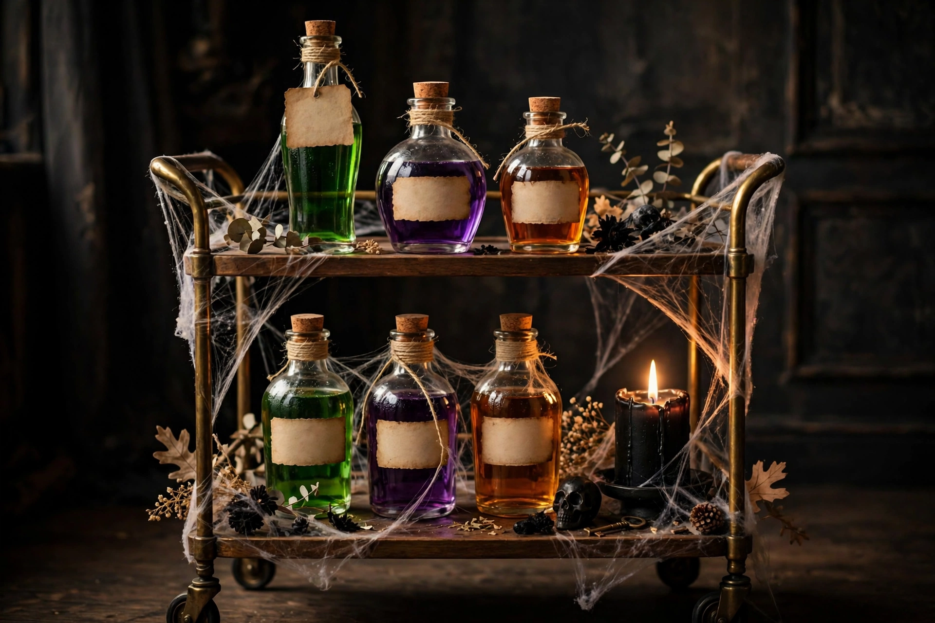 diy potion bottles halloween decorations tutorial