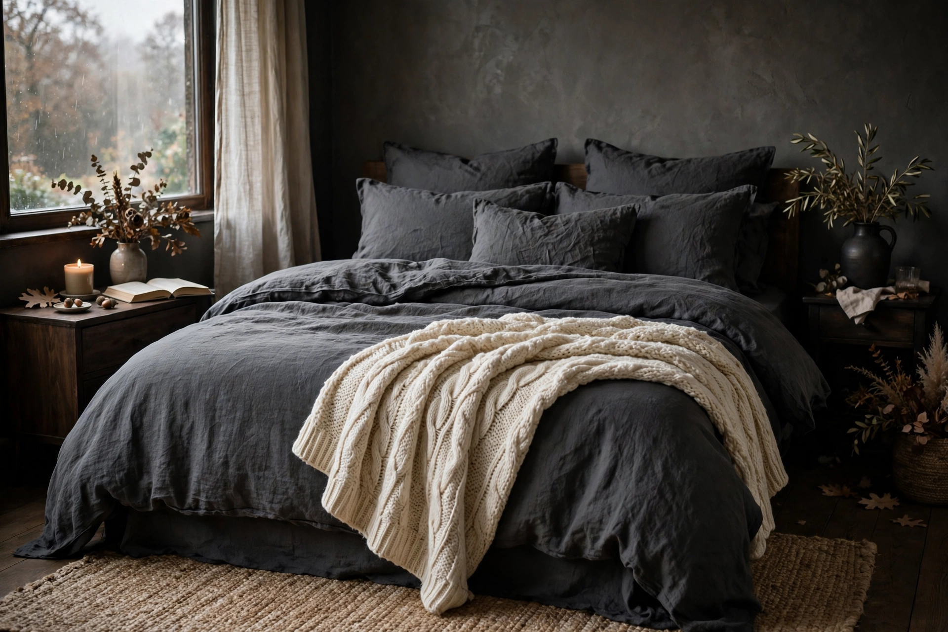 dark accent bedding modern halloween bedroom decorations