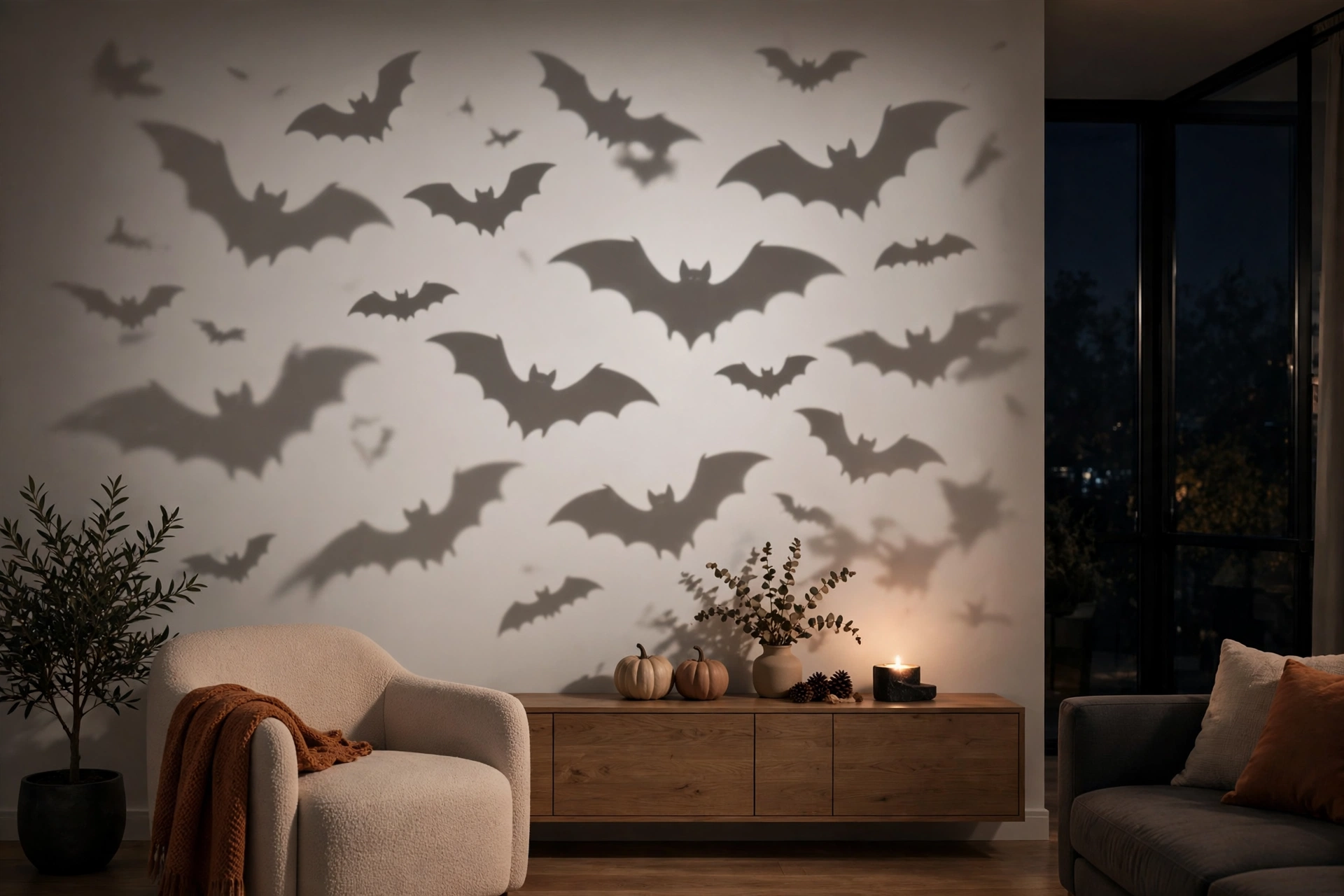 shadow projection lantern modern halloween decorations
