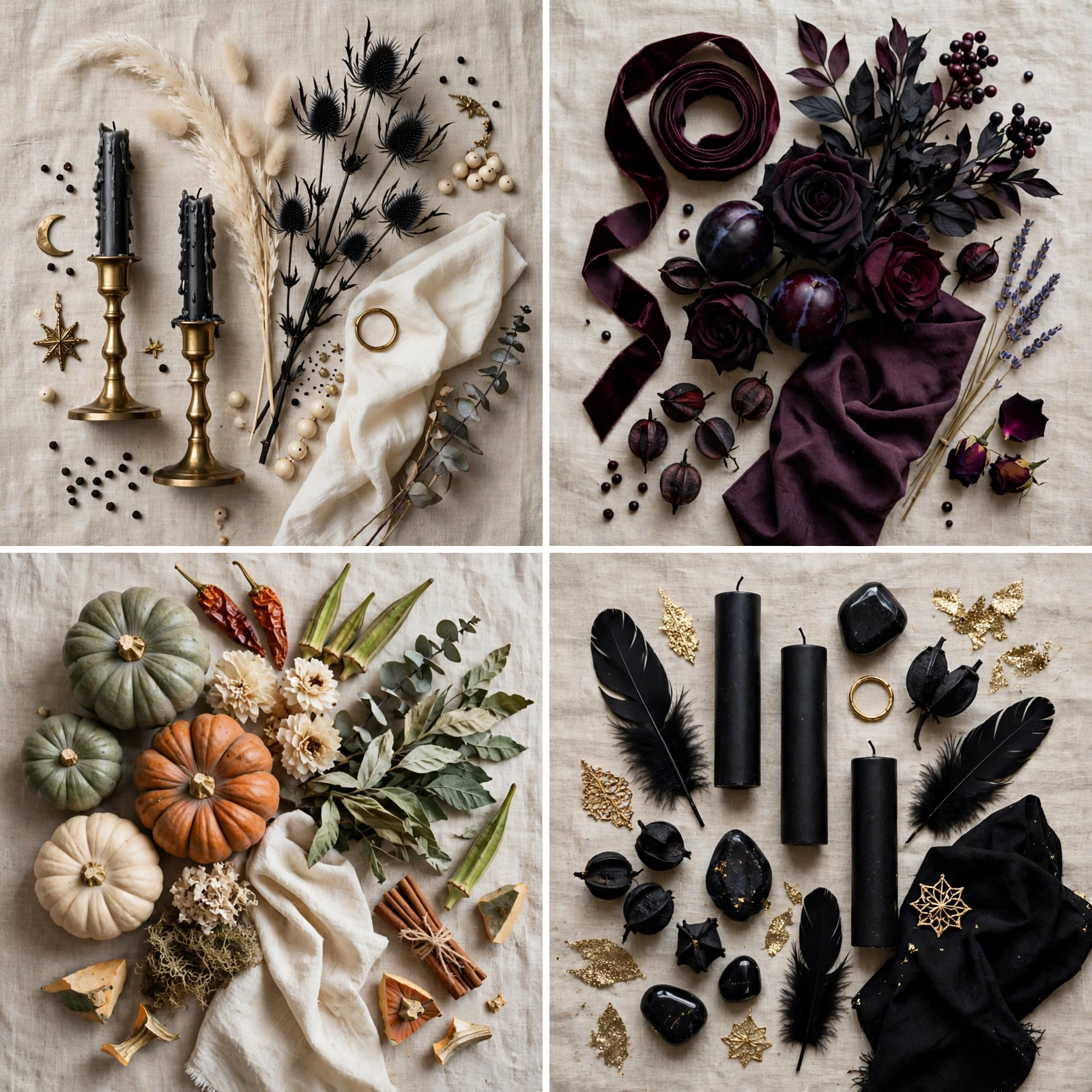 modern halloween decorations color palette ideas