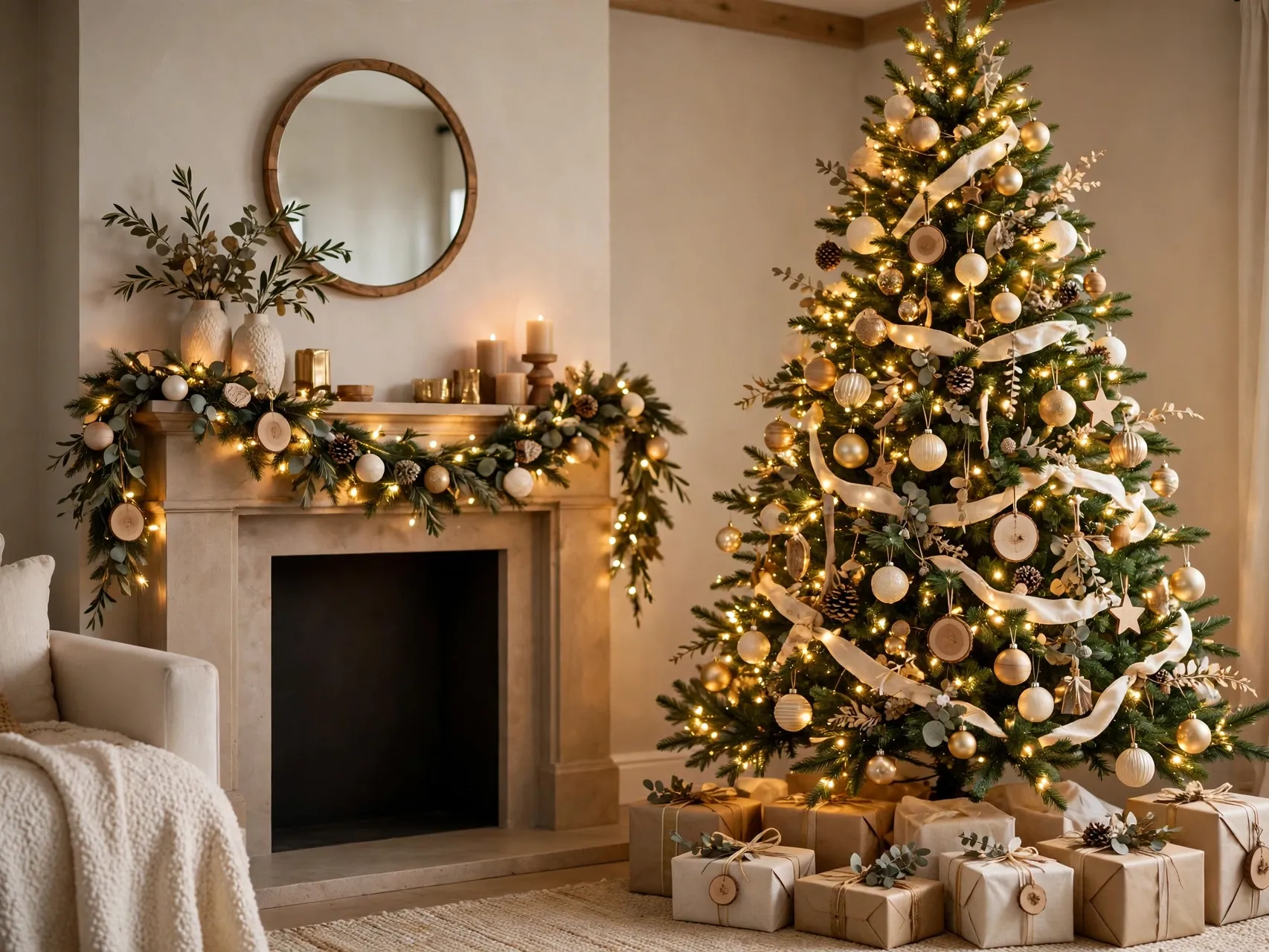 black friday christmas decor deals pre-lit tree