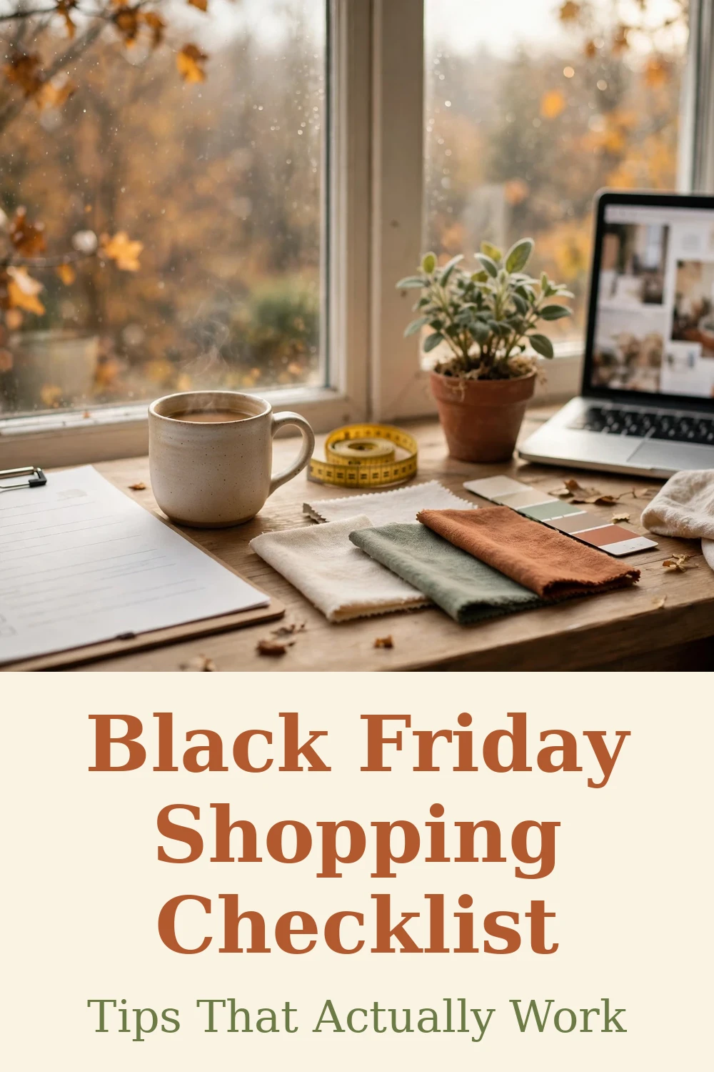 black friday shopping checklist and tips that actually work pinterest pin