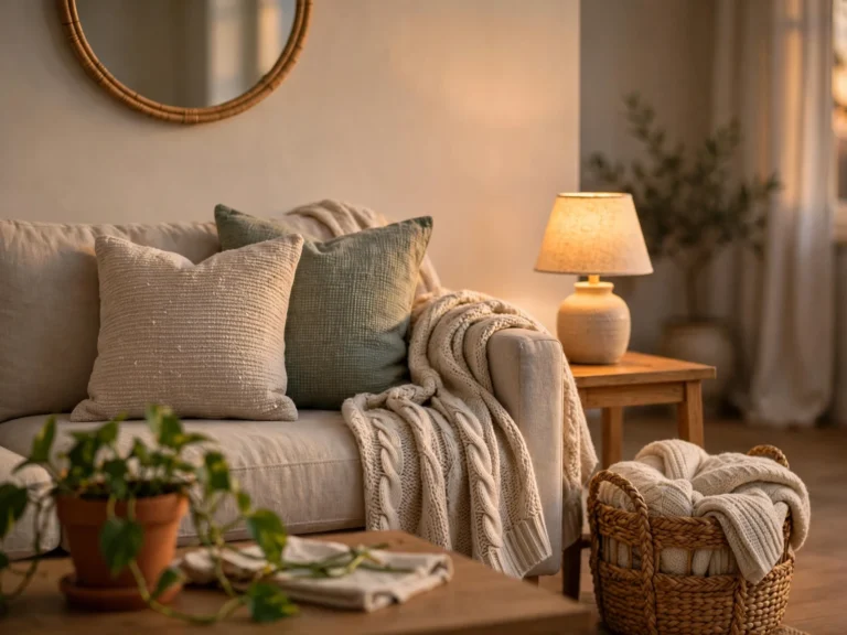 black friday on a budget cozy living room with small decor updates