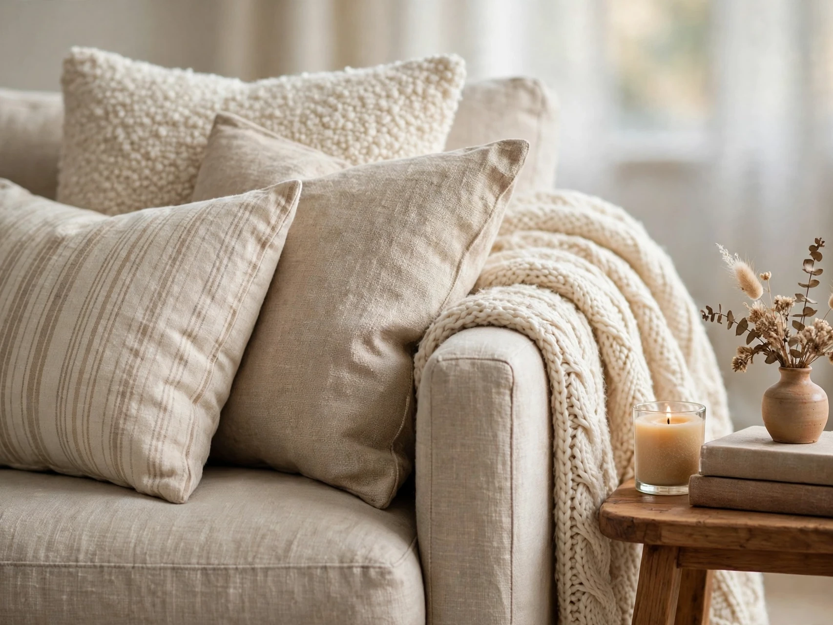 budget friendly black friday decor pillows and throw