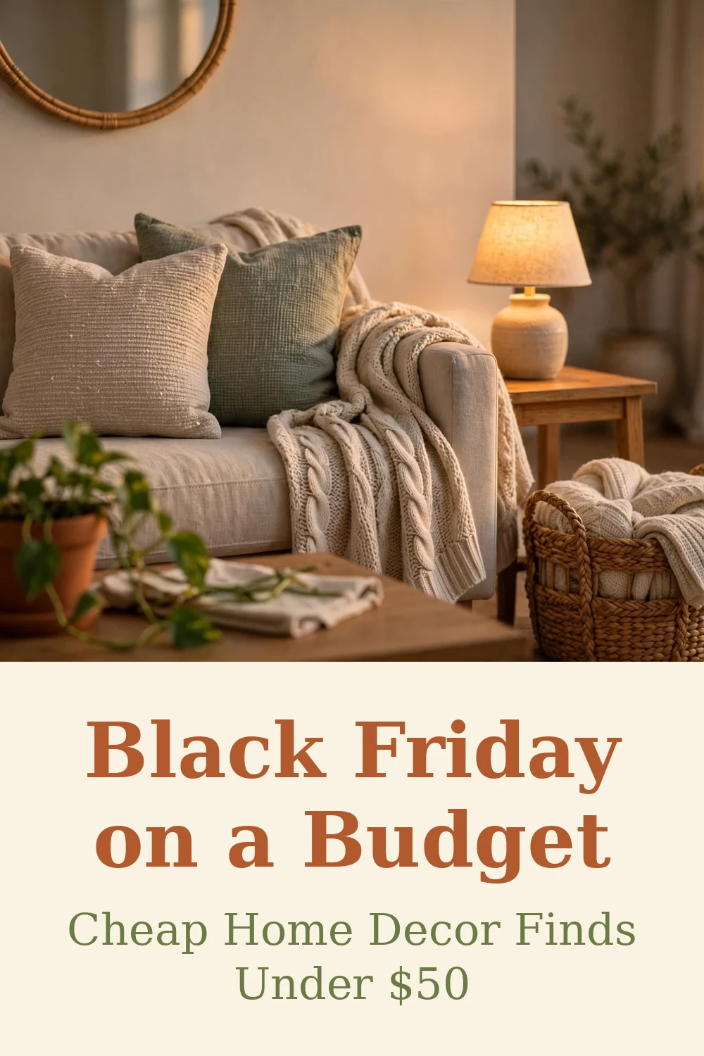 black friday on a budget cheap home decor finds under 50 pinterest pin