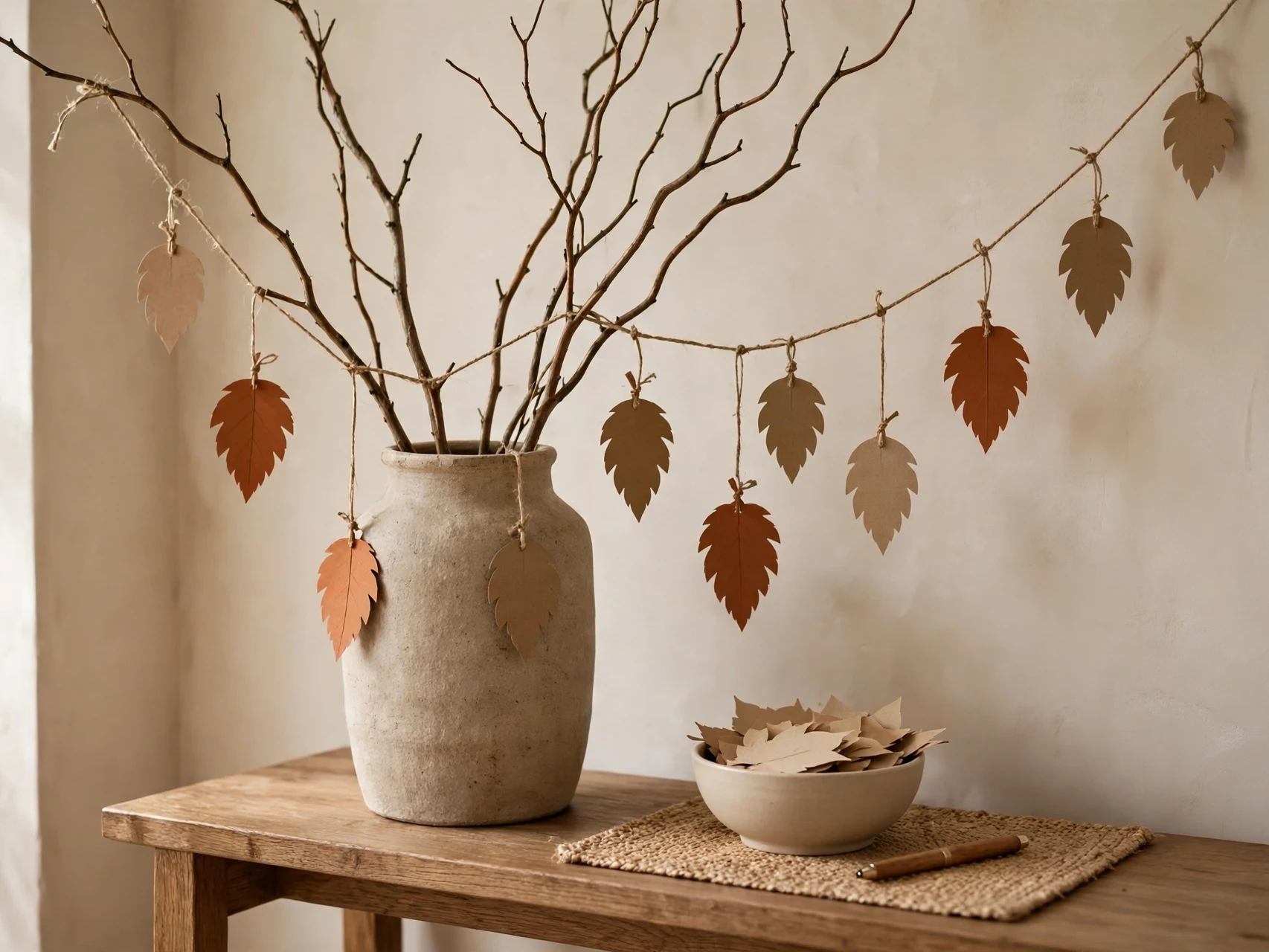 unique thanksgiving decorations thankful tree with paper leaves