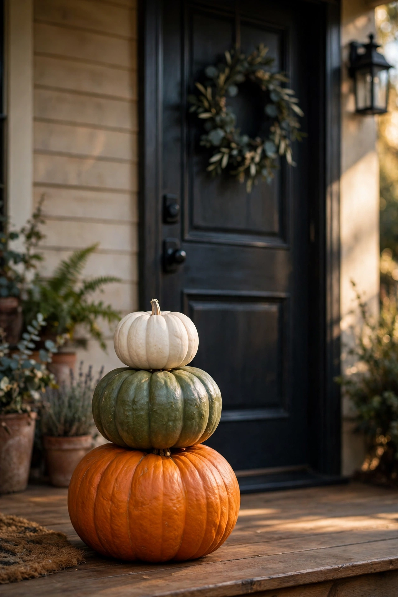 best pumpkin home decor ideas for 2026 in a cozy living room