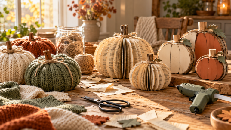 Cheap DIY Pumpkin Home Decor: Step-by-Step Tutorials
