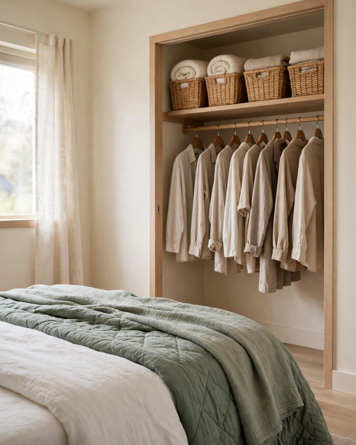 small bedroom closet organization ideas